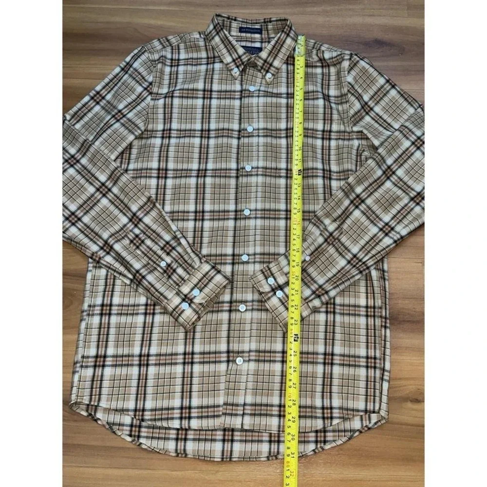 NWOT Sir Pendleton 100% Virgin‎ Wool Plaid Lodge Button Down Shirt